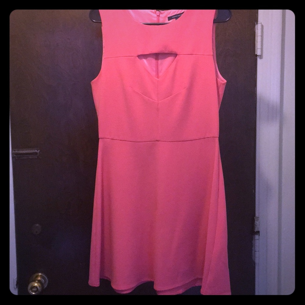 French Connection Coral Pink Dress